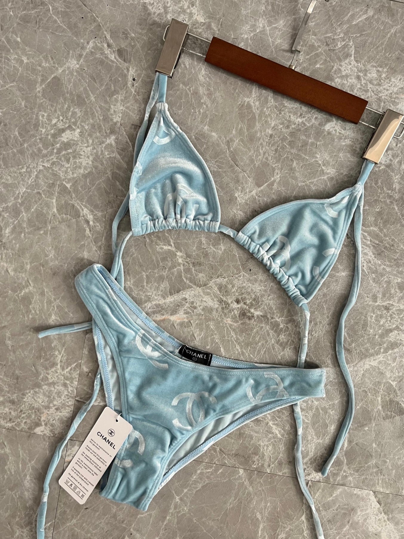 Blue C Bikini Set